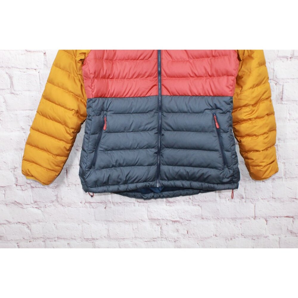 Ll Bean Beans Down Jacket Colorblock Nautical Nav… - image 3